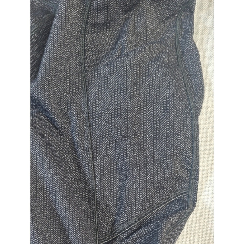 Lululemon Black Heather Ribbed Leggings High Rise Pockets Athletic - Picture 3 of 11